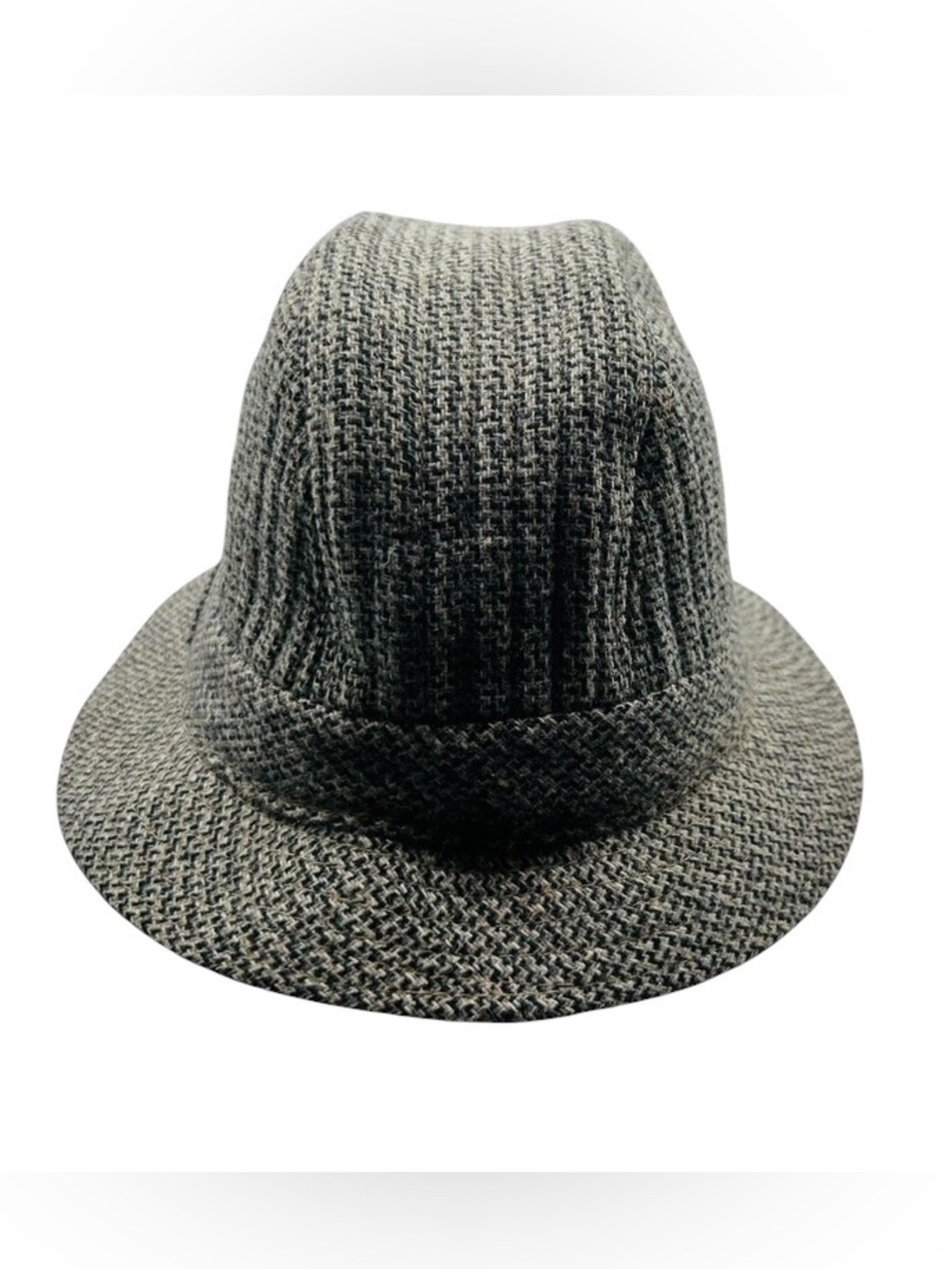 Vintage Totes Grey Tweed Fedora Bucket Hat